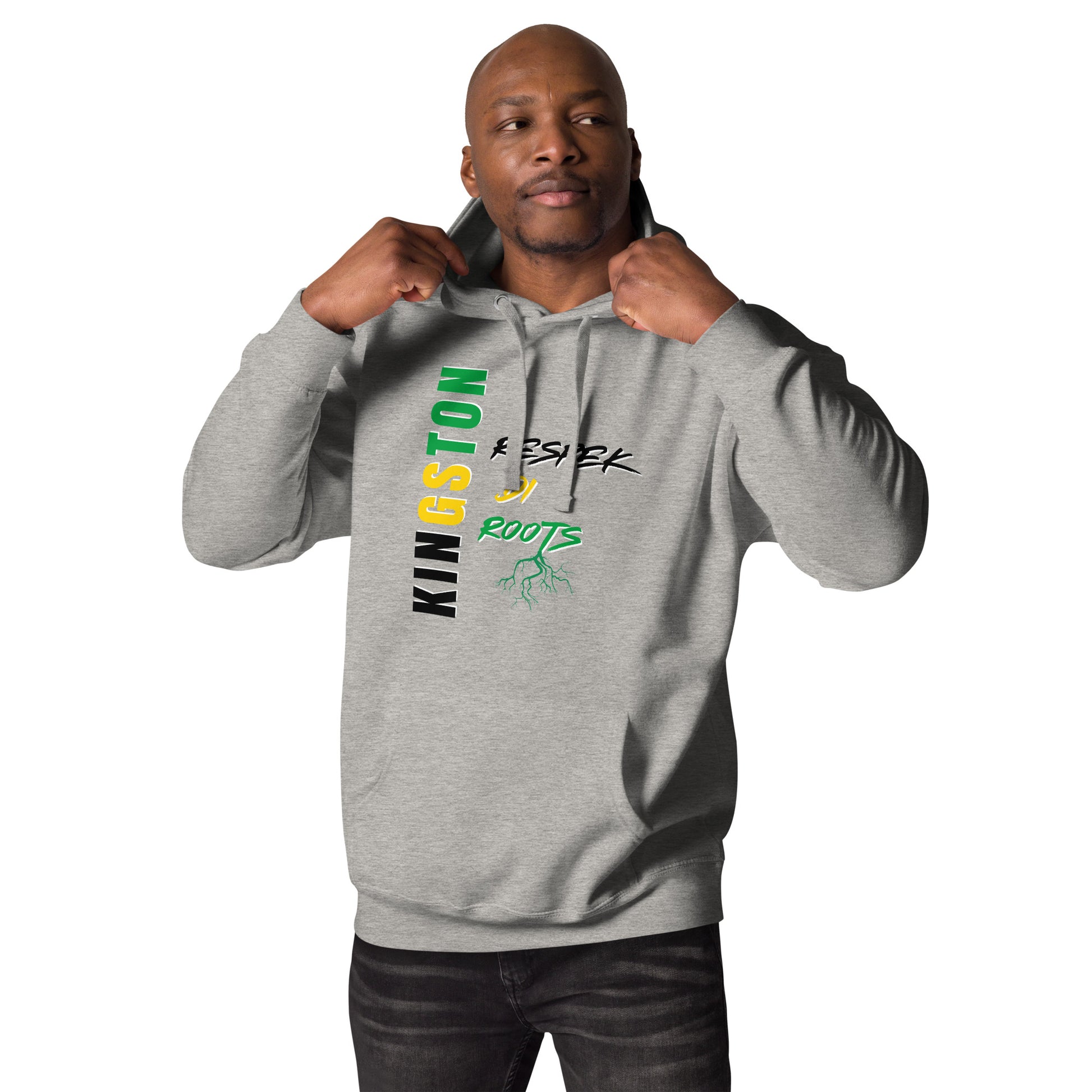Unisex Hoodie -  Kingston Respek Di Roots – Rep Yuh Parish