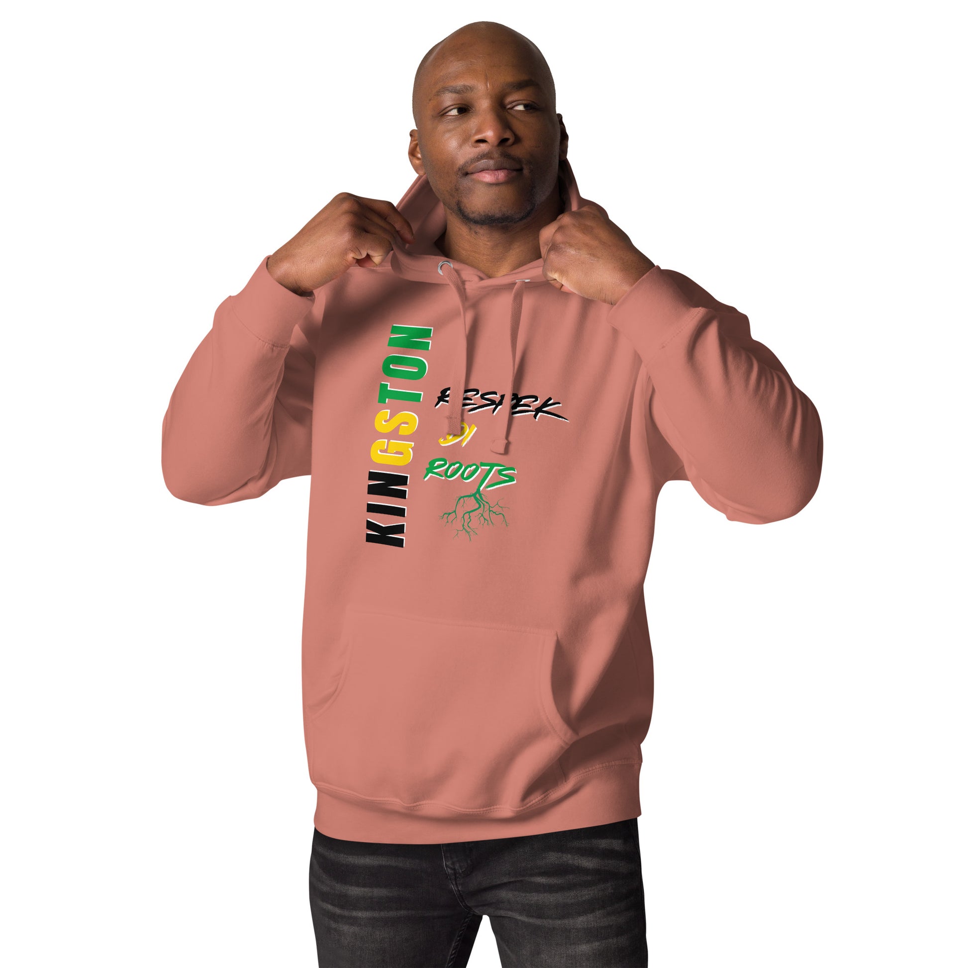 Unisex Hoodie -  Kingston Respek Di Roots – Rep Yuh Parish