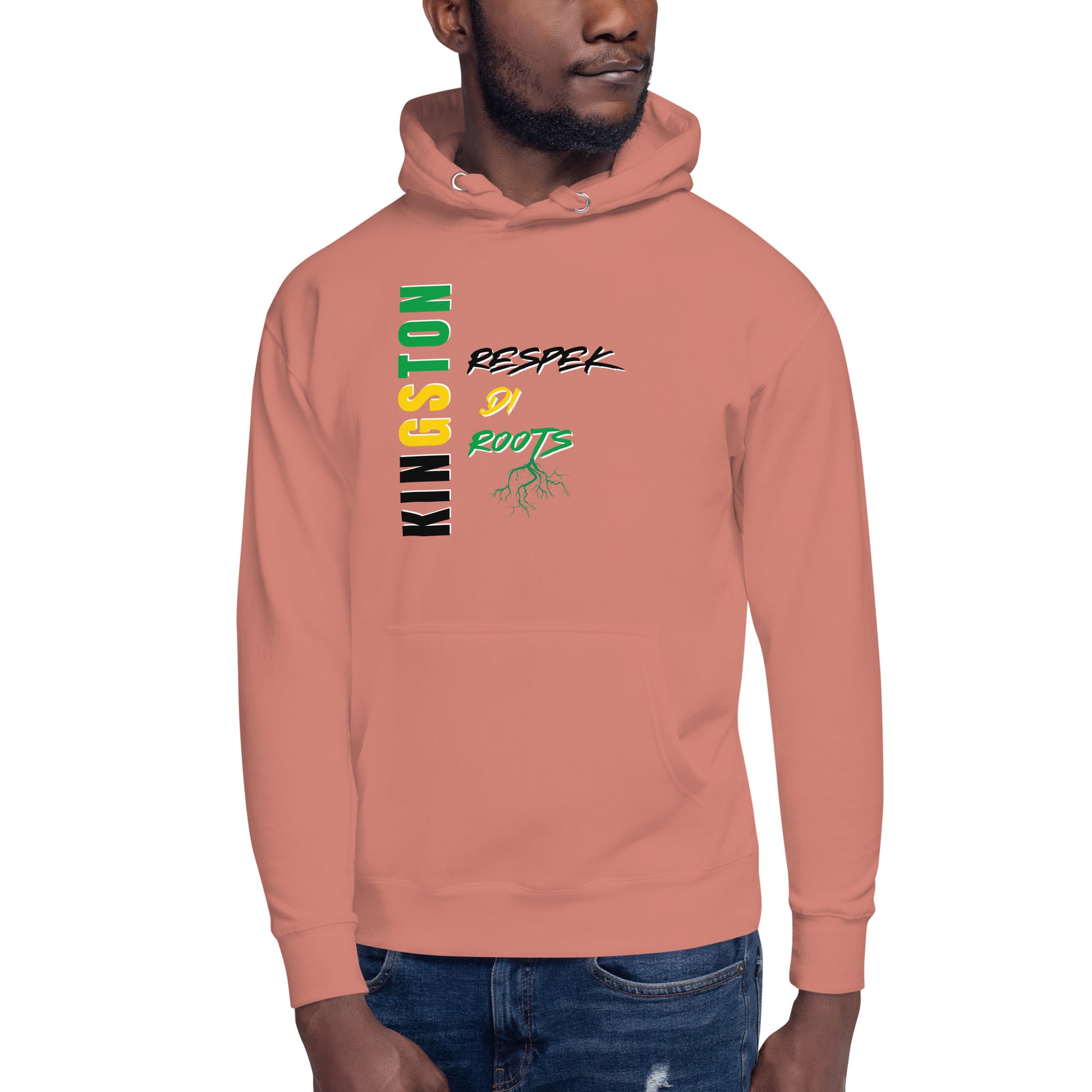 Unisex Hoodie -  Kingston Respek Di Roots – Rep Yuh Parish