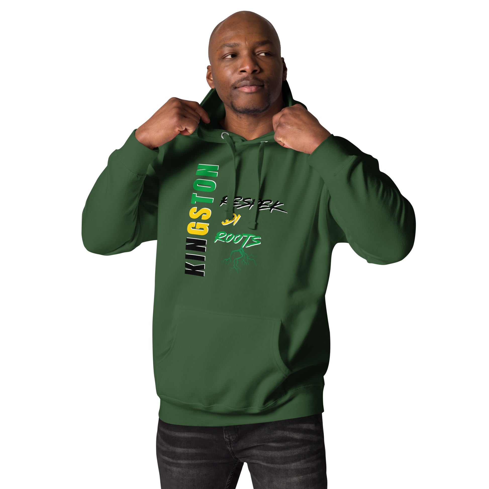 Unisex Hoodie -  Kingston Respek Di Roots – Rep Yuh Parish
