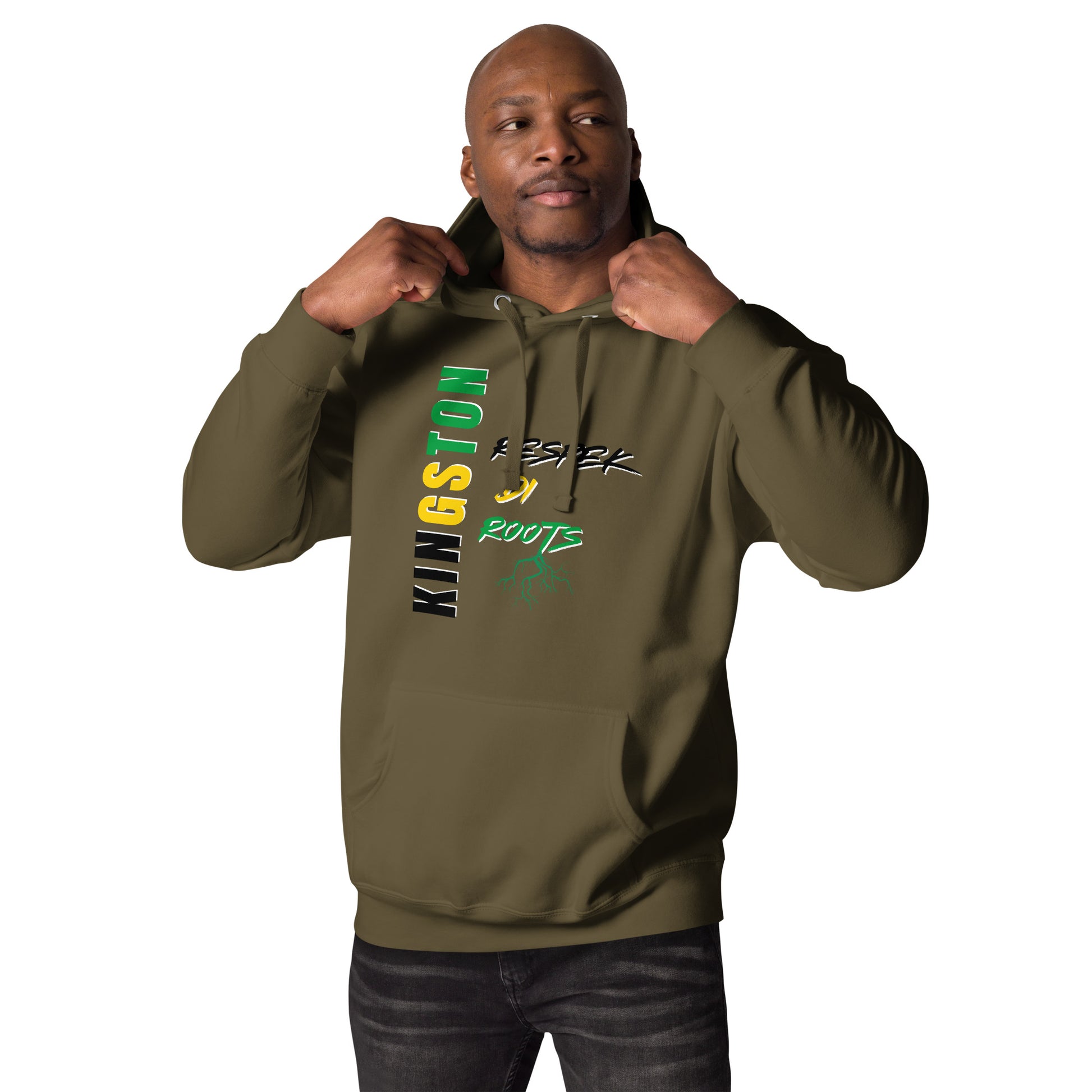 Unisex Hoodie -  Kingston Respek Di Roots – Rep Yuh Parish