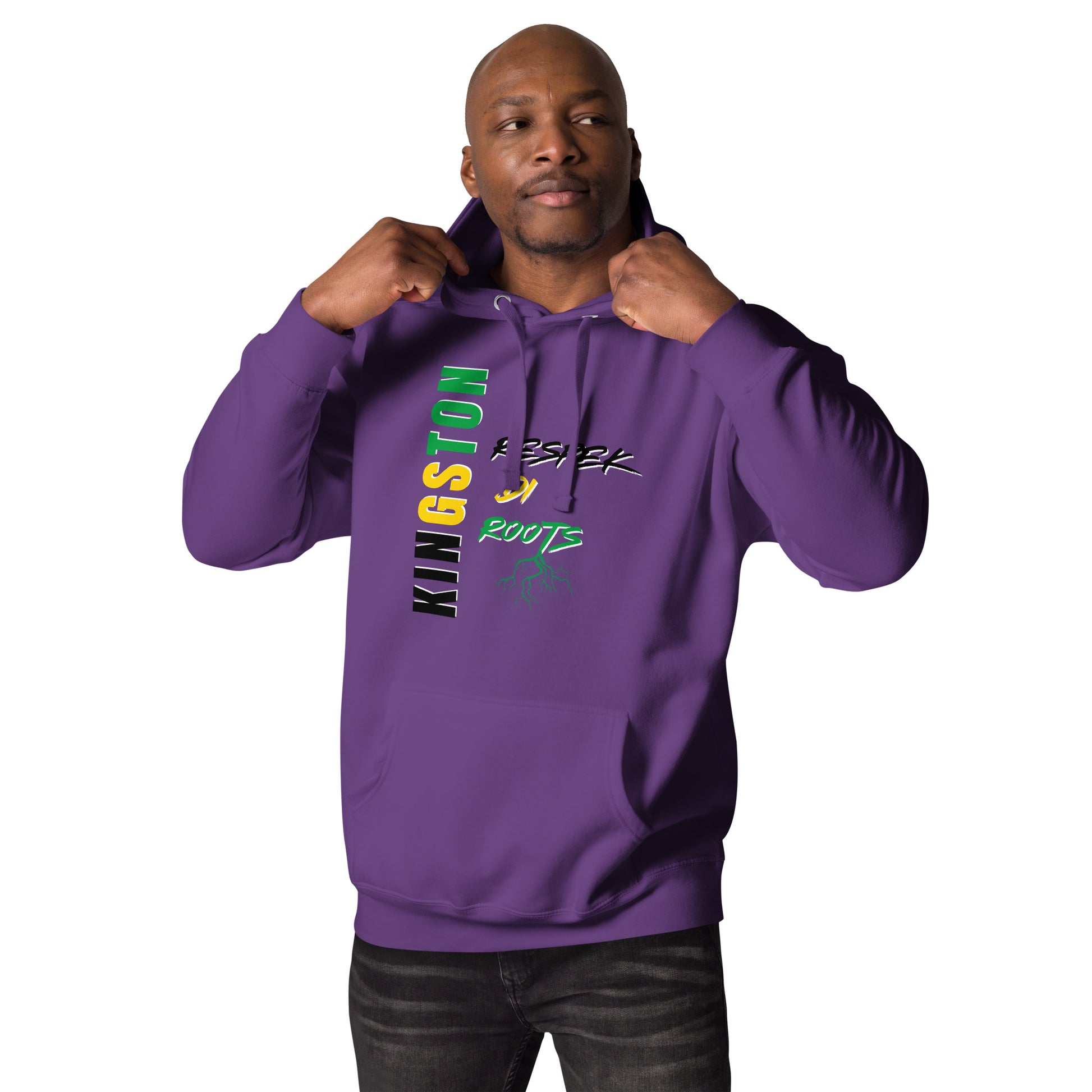 Unisex Hoodie -  Kingston Respek Di Roots – Rep Yuh Parish