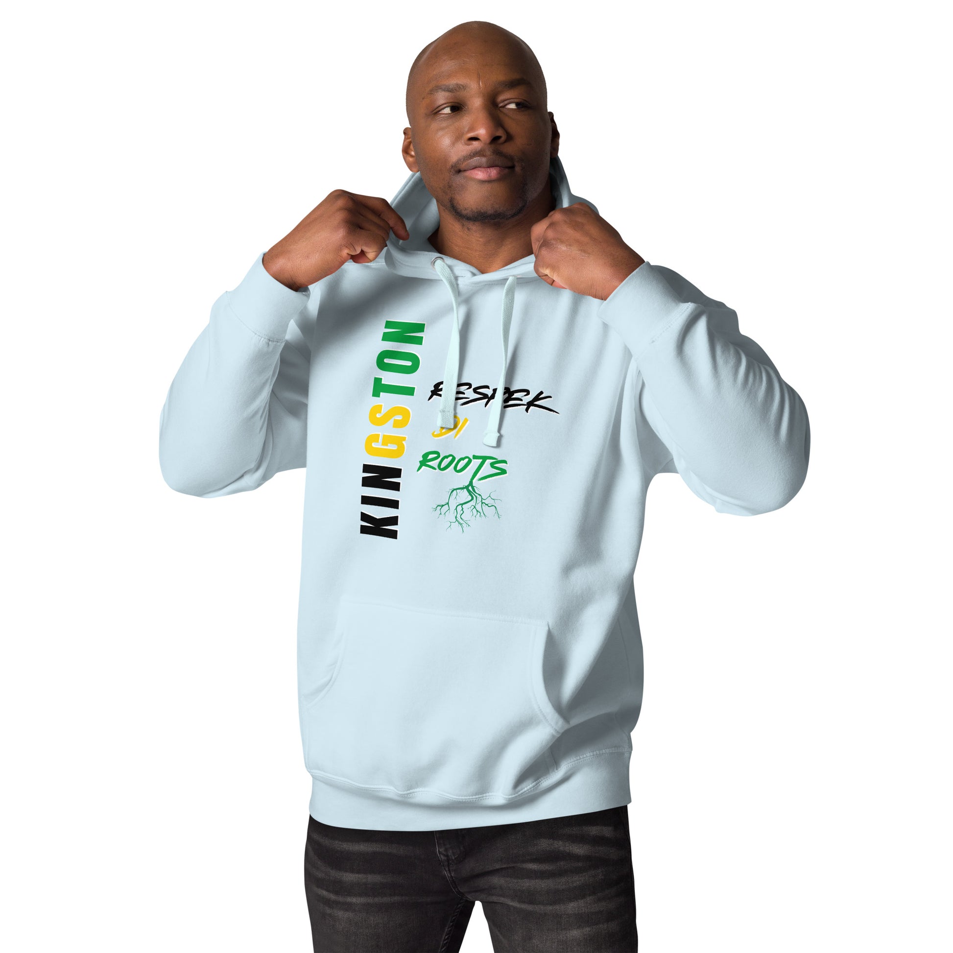 Unisex Hoodie -  Kingston Respek Di Roots – Rep Yuh Parish