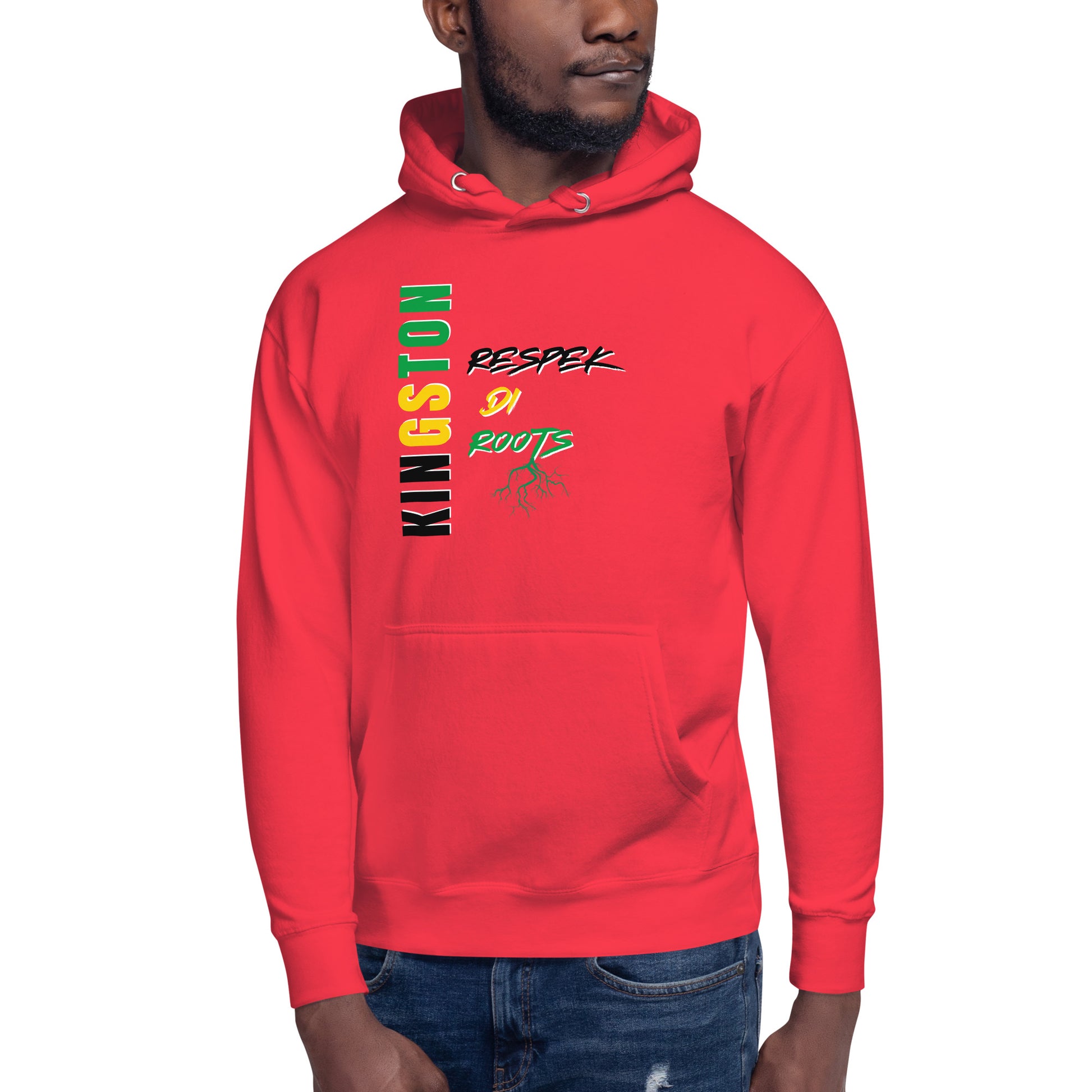 Unisex Hoodie -  Kingston Respek Di Roots – Rep Yuh Parish